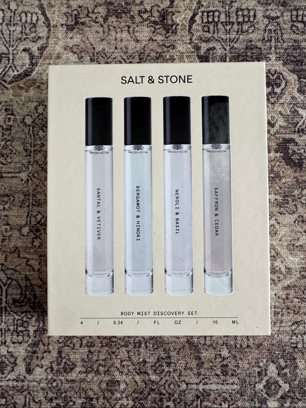 Salt & Stone Women’s Body Mist Discovery Set - Clear